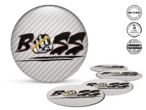 Emblema Bombato Stile Badge Racing Sport Limited